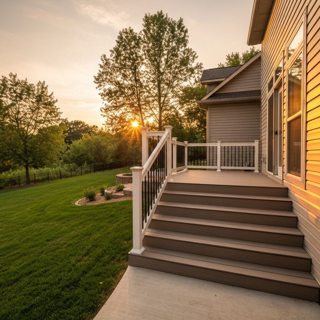 Custom deck and outdoor living space in Missouri